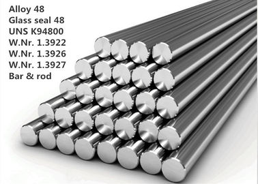 K94800 / Glass Seal 48 السبائك الخاصة للسيارات سبائك الحديد والنيكل التوسع التي تسيطر عليها